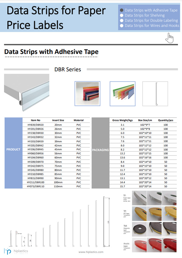 Data Strips for Paper Price Labels