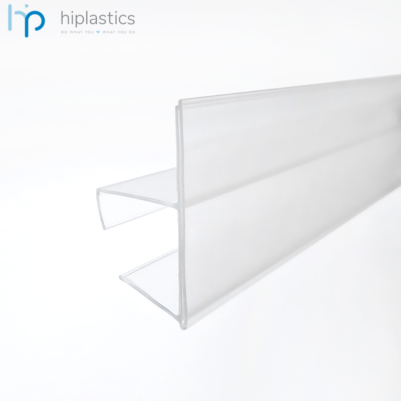 Hiplastics LM41 PVC Plastics Label Holder for Retail Price Display for Supermarket