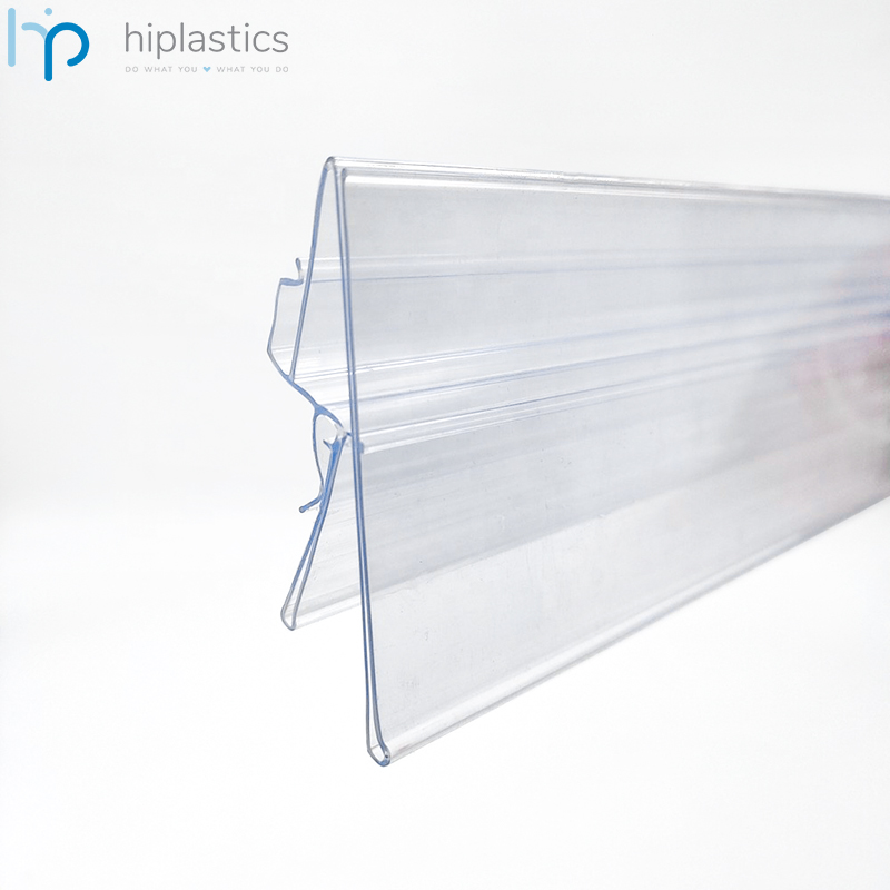 Hiplastics NKLG65 Data Strips with Double Labeling for Supermarket Shelf Price Display