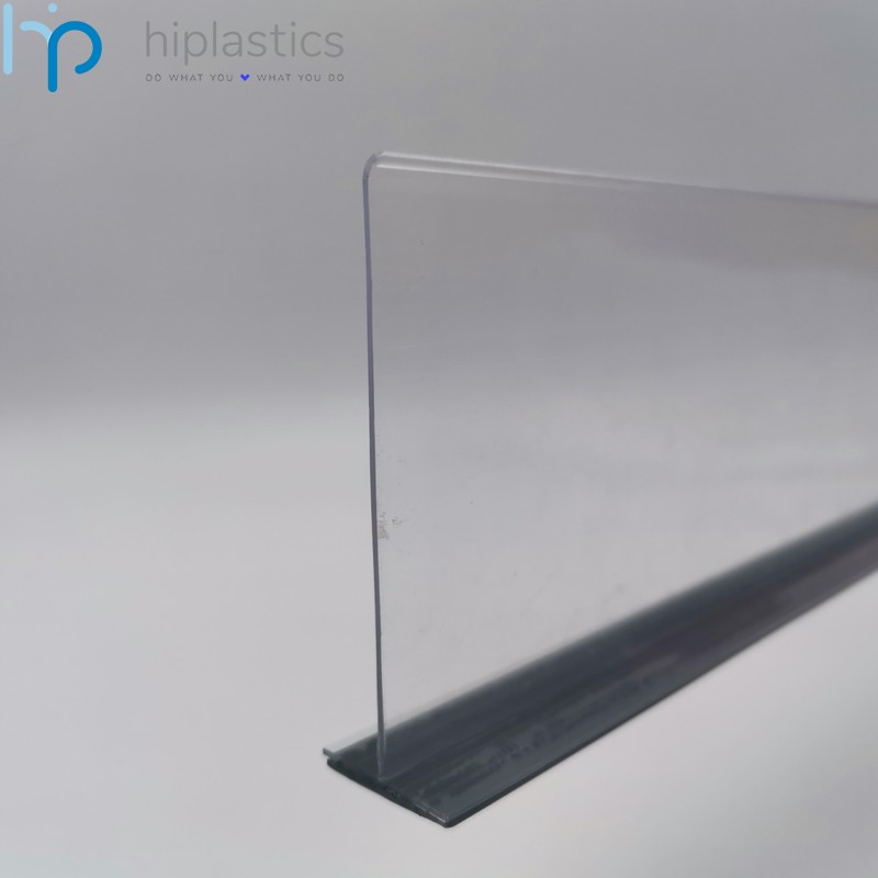 Hiplastics T80 Plastic PVC T Shape Grocery Dividers