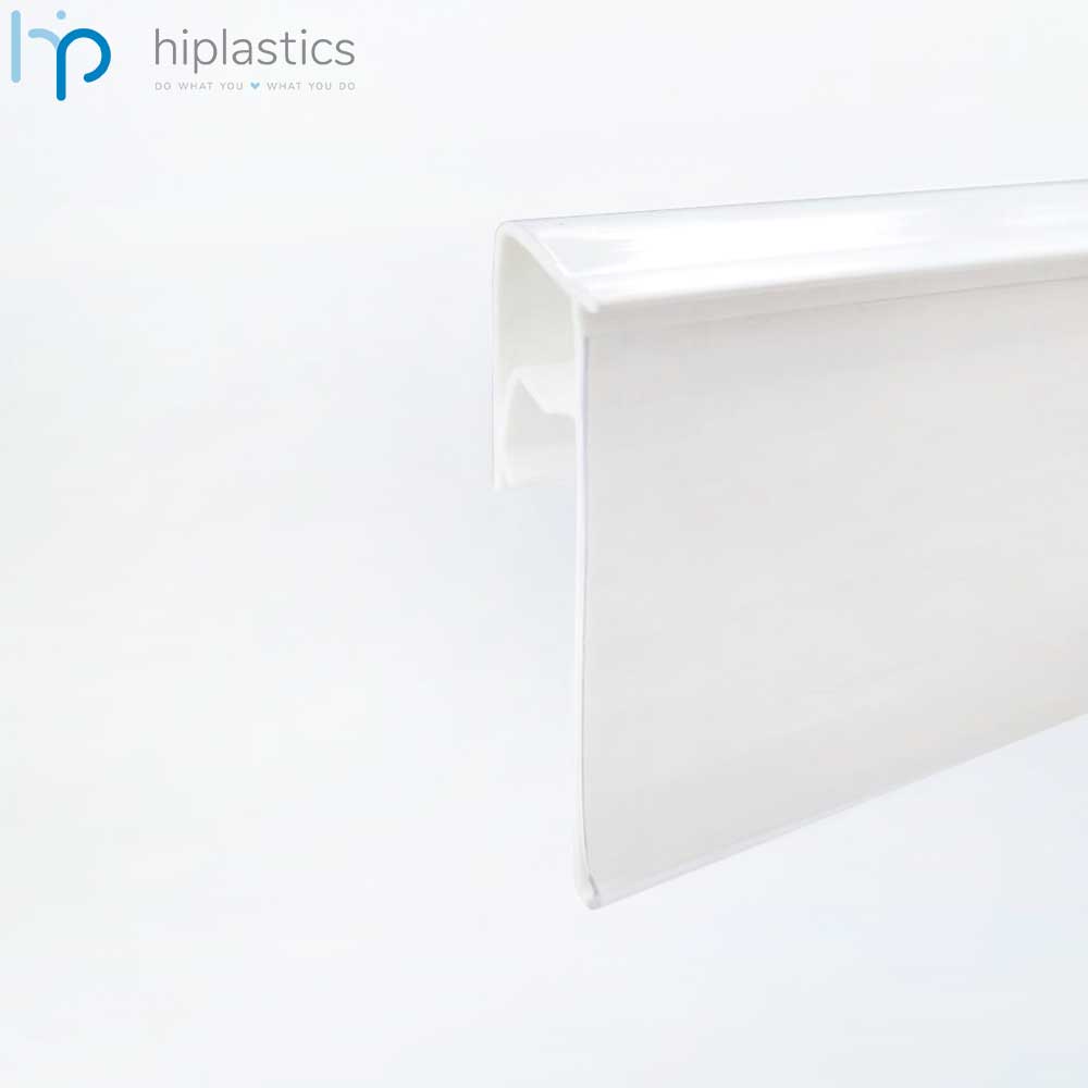 Hiplastics KE39 Plastics Wire Rack Label Holders for Supermarket